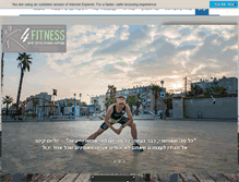 Tablet Screenshot of 4fitness.co.il